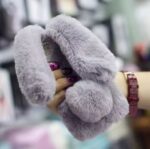 Fluffy Bunny Rabbit Fur Silicone Phone Cases - Image 9