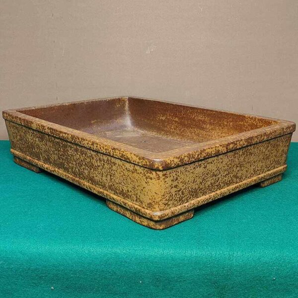 Straight Shallow Rectangular Yixing Fine Zisha Flowerpot