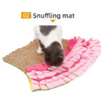 Natural Jute Puzzle Sniff Food Cat Mat Blanket - Image 4
