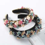 Bridal Flower Headband Headband European And American Wedding Accessories - Image 6