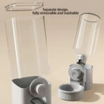 1.2L Automatic Pet Feeder Cage Hanging Bowl, Suitable For Small Puppy Cat Rabbit Food Container Dispenser Bowl - Image 4