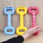 Dog Bones For Aggressive Chewers, Dog Chews Toys Long Lasting, Interactive Dog Bone Toys With Pull Band, Dog Teething Toy - Image 9