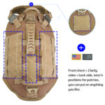 Dog outdoor vest tactical suit - Image 3