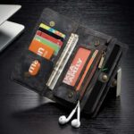 Compatible with Apple, Removable Leather Wallet Flip Stand Card Slot Case For iPhone - Image 3