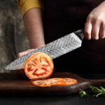 Damascus knife set kitchen stainless steel - Image 3