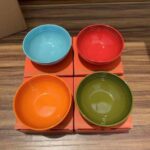 Double-sided enamel breakfast plate