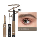 Three-in-one Double-headed Triangle Waterproof Eyebrow Pencil - Image 5