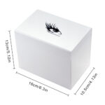 White Acrylic Eyelash Storage Box - Image 4