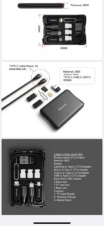 Multifunctional Travel Survival Card All-in-One Data Cable - Image 8