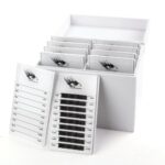 White Acrylic Eyelash Storage Box