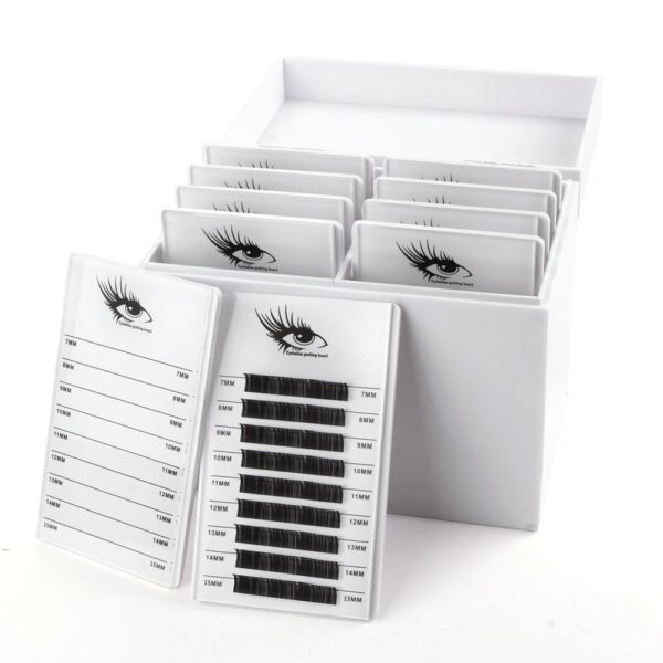 White Acrylic Eyelash Storage Box