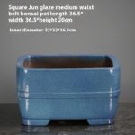 Purple Sand Flower Pot Rectangular Ceramic - Image 8