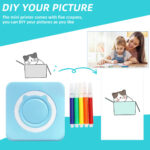 Pocket Mini Student Wrong Question Bluetooth Photo Information Label Thermal Printer - Image 2