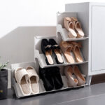 Shoe Rack Home Stackable Multi-layer Shoe Storage Shelf Organizer For Any Occasion Shoe Storage Space Saving - Image 2