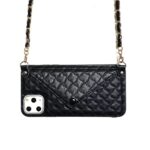 Xiaoxiangfeng Diagonal Leather Card Phone Case With Chain Protection Cover - Image 2