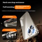 Mirror Plating Glass Phone Case All-inclusive Lens Drop-resistant Protective Cover
