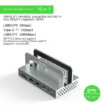Vertical Storage Bracket Typec Docking Station Converter - Image 2
