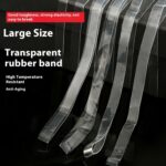 Transparent White Rubber Band High Elasticity