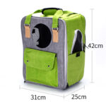 Outdoor Portable Summer Breathable Large-capacity Canvas Backpack Space Capsule - Image 4