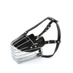 Dog Muzzle Adjustable Basket Soft Straps Rubber Pet Anti-bite Muzzle - Image 2