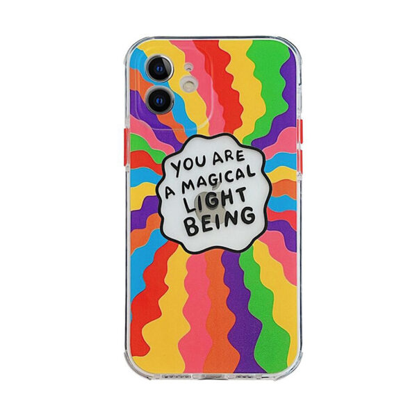 Compatible with Apple, Graffiti Colorful   Mobile Phone Case For IPhone7 8plus Tide Brand 12promax Soft Shell