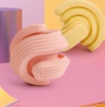 Rubber Dog Molars Teeth Relief Bouncy Ball - Image 3