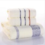 Three-piece cotton towel set - Image 4