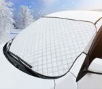 Car snow block front windshield antifreeze cover winter front gear snowboard windshield snow cover frost guard - Image 5