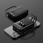 Mini Digital Display Sharing With Self-contained Line Large-capacity Power Bank - Image 2