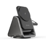 Three-in-one Wireless Fast Charger Magnetic Bracket Applicable Watch 15 Charging Set Headset - Image 8