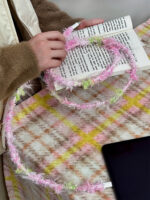 Original Plush Cherry Blossom Powder Data Cable - Image 8