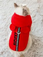 Autumn And Winter Anti-lint Muppet Blue Cat Silver Gradual Layer Pet British Shorthair Cat Clothes Thickened Vest - Image 9