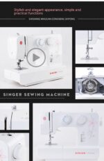 Automatic Multi-function Household Foot Pedal Sewing Machine Desktop With Overlock - Image 4