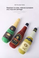Dog Toy Champagne Bottle Bite-resistant Plush Toy - Image 10