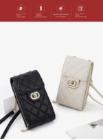 Women's Leather Mini Women's Bag Classic Mobile Phone Bag Messenger Bag - Image 9