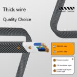 Keychain Four-in-one 60W Fast Charge Portable Short Data Cable - Image 5