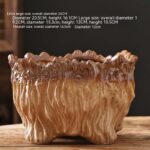Flower Pot Ceramic Large Extra Large Wood Shaped Tree Root Green Plant Succulent Flower Pot - Image 9