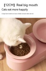 Cat Dog Ceramic Double Bowl - Image 6