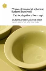 Cat Dog Ceramic Double Bowl - Image 9