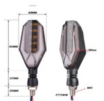 Motorcycle Modified Two-color Light Guide 30LED Steering Indicator Signal - Image 8