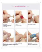Hot Red Cat's Eye Bride's Wedding Pure Hand-worn Nails - Image 9