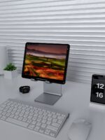 Flat Computer General Support Adjustable Lifting Mobile Desktop Stand - Image 10