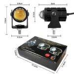 Two-color Lens External Electric Car Motorcycle Lock And Load Spray Headlight - Image 9
