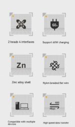 Four-in-one Fast Charge Data Cable - Image 7