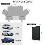 Load-bearing Lengthened Vehicle-mounted Pet Mat Travel Dog Hammock - Image 8