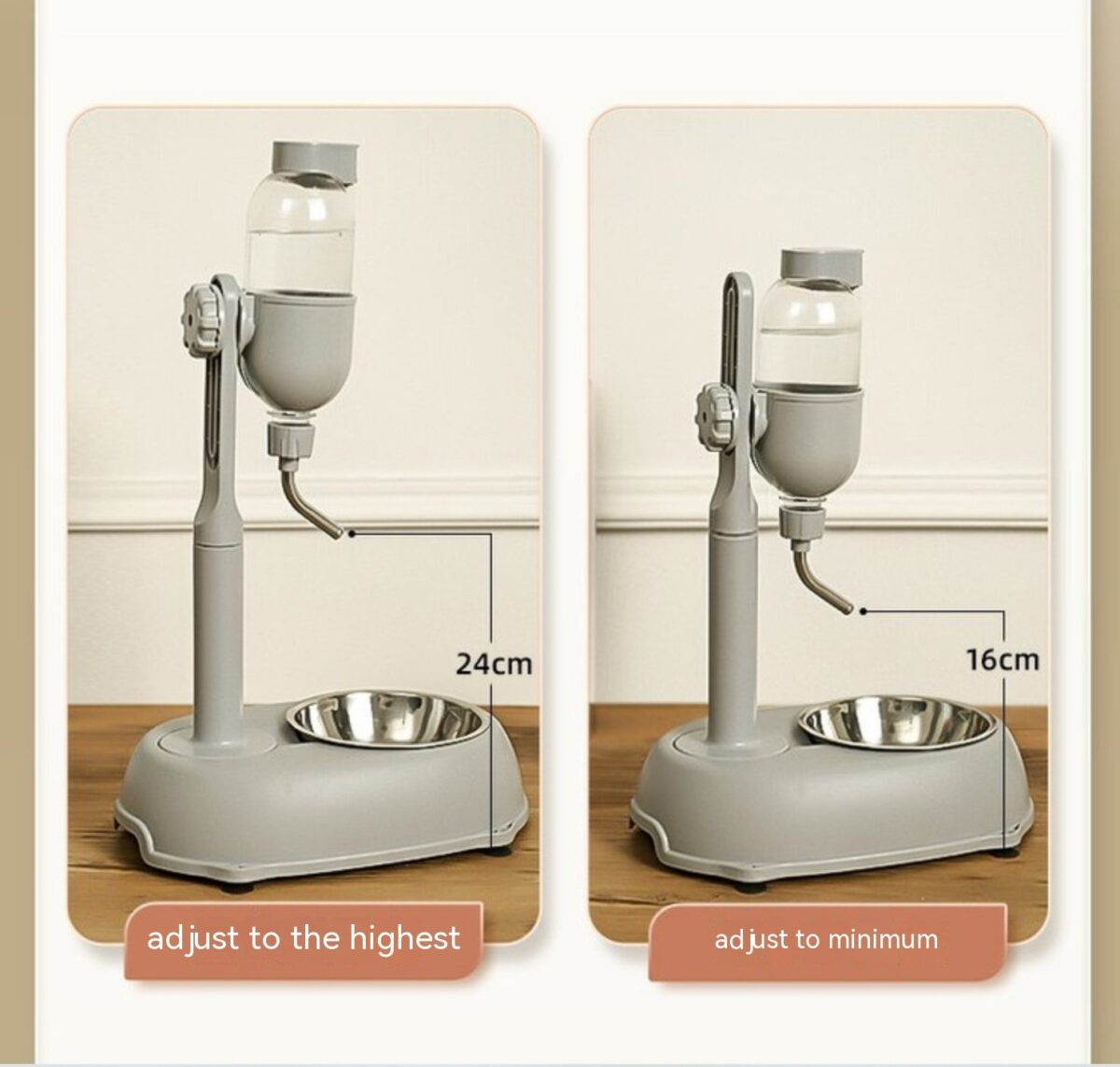 Non Wet Mouth Hanging Dog Water Dispenser For Pets - Image 9