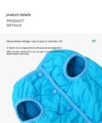 Polar Fleece Winter Warm Breasted Vest Cat Pet Clothes - Image 9