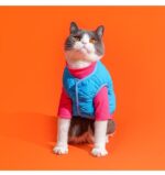 Polar Fleece Winter Warm Breasted Vest Cat Pet Clothes - Image 10