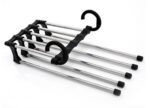 5 In 1 Wardrobe Hanger Multi-functional Clothes Hangers Pants Stainless Steel Magic Wardrobe Clothing Hangers For Clothes Rack - Image 5