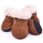 Waterproof Winter Dog Boots Socks Pet Dog Shoes Anti-slip Puppy Cat Rain Snow Booties Footwear For Small Dogs - Image 7
